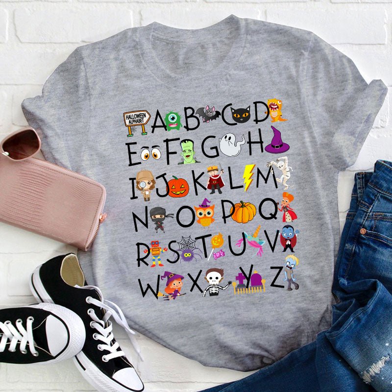 Halloween Alphabet T-Shirt