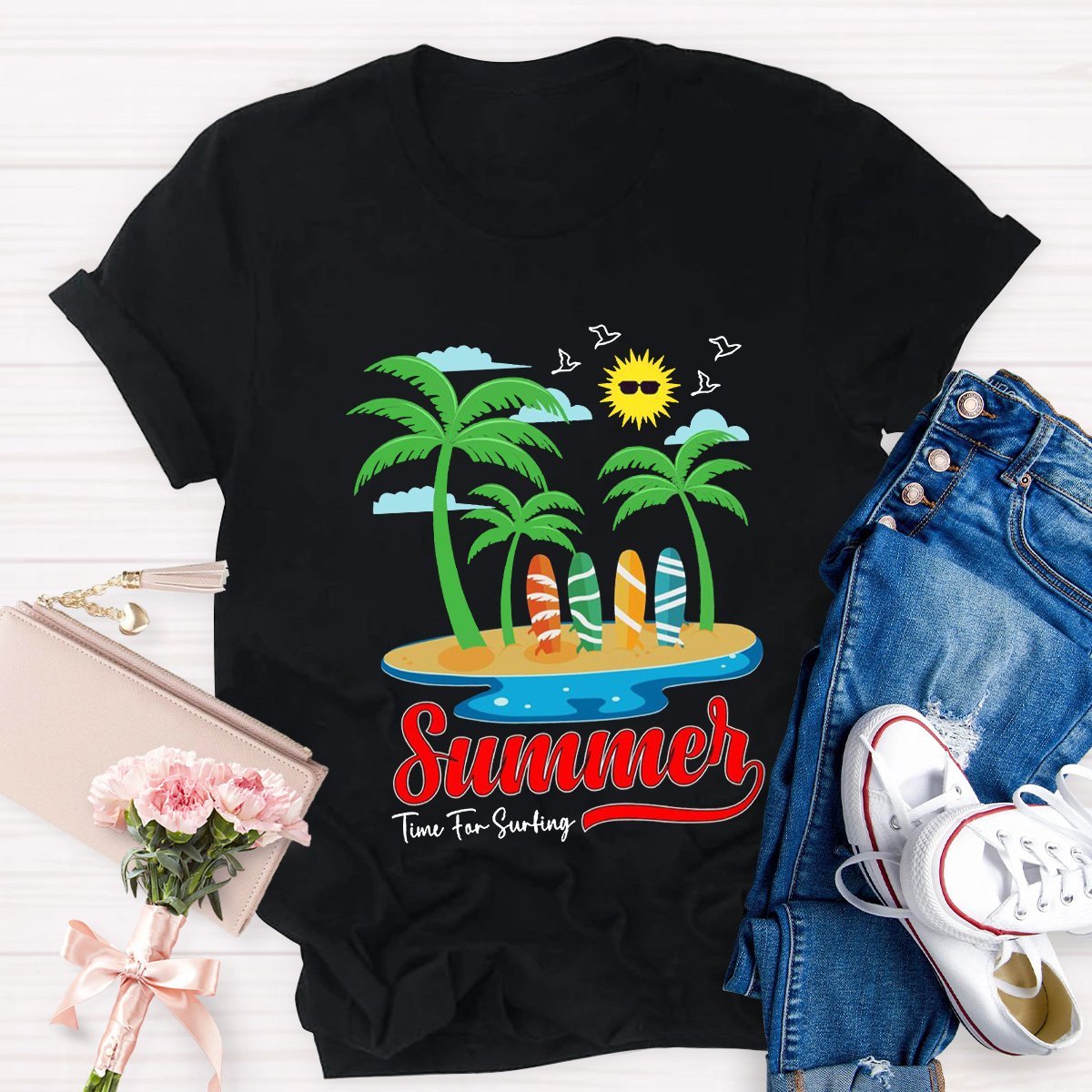 Summer Time The Surting Teacher Shirt