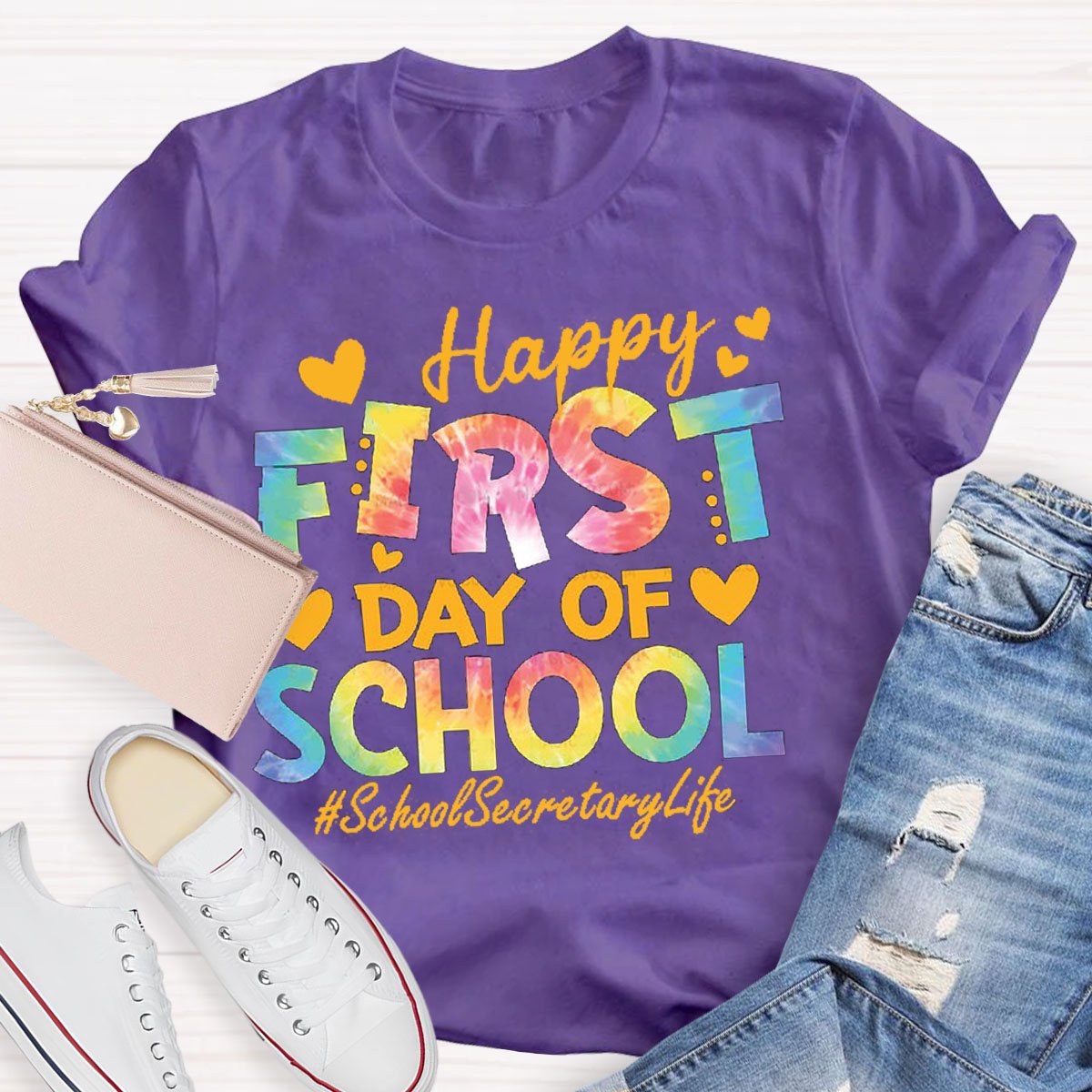 Personalized Your School Title Back To School T-Shirt