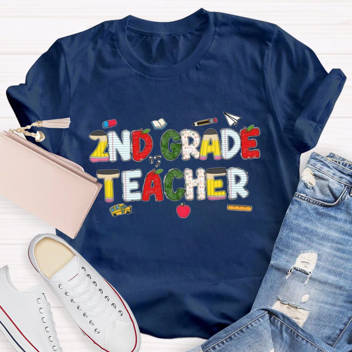 Personalized Grade Teacher Shirt