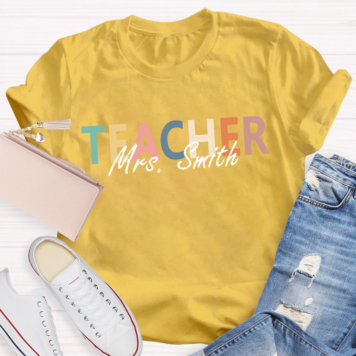 Personalized Teacher's Name T-Shirt