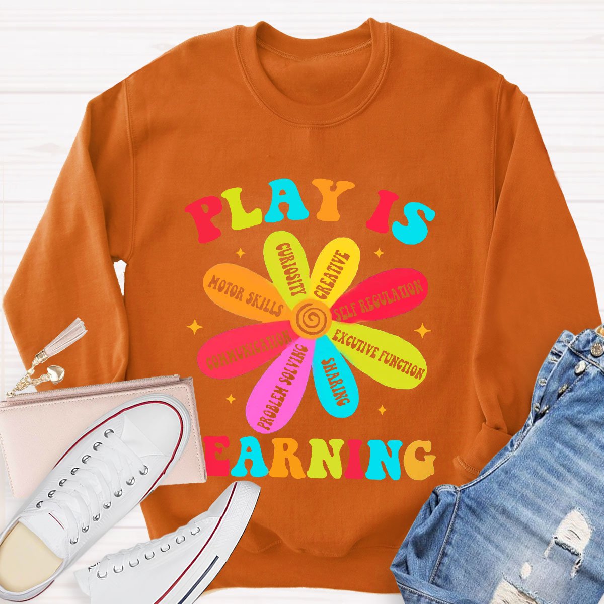 Play Is Learning Teacher Sweatshirt