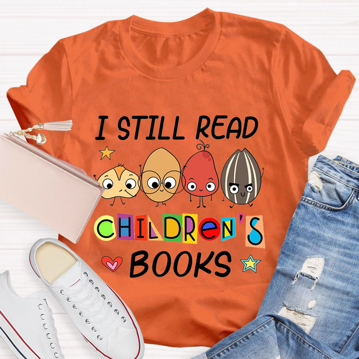 I Still Read Children's Books Teacher Life Premium T-Shirt