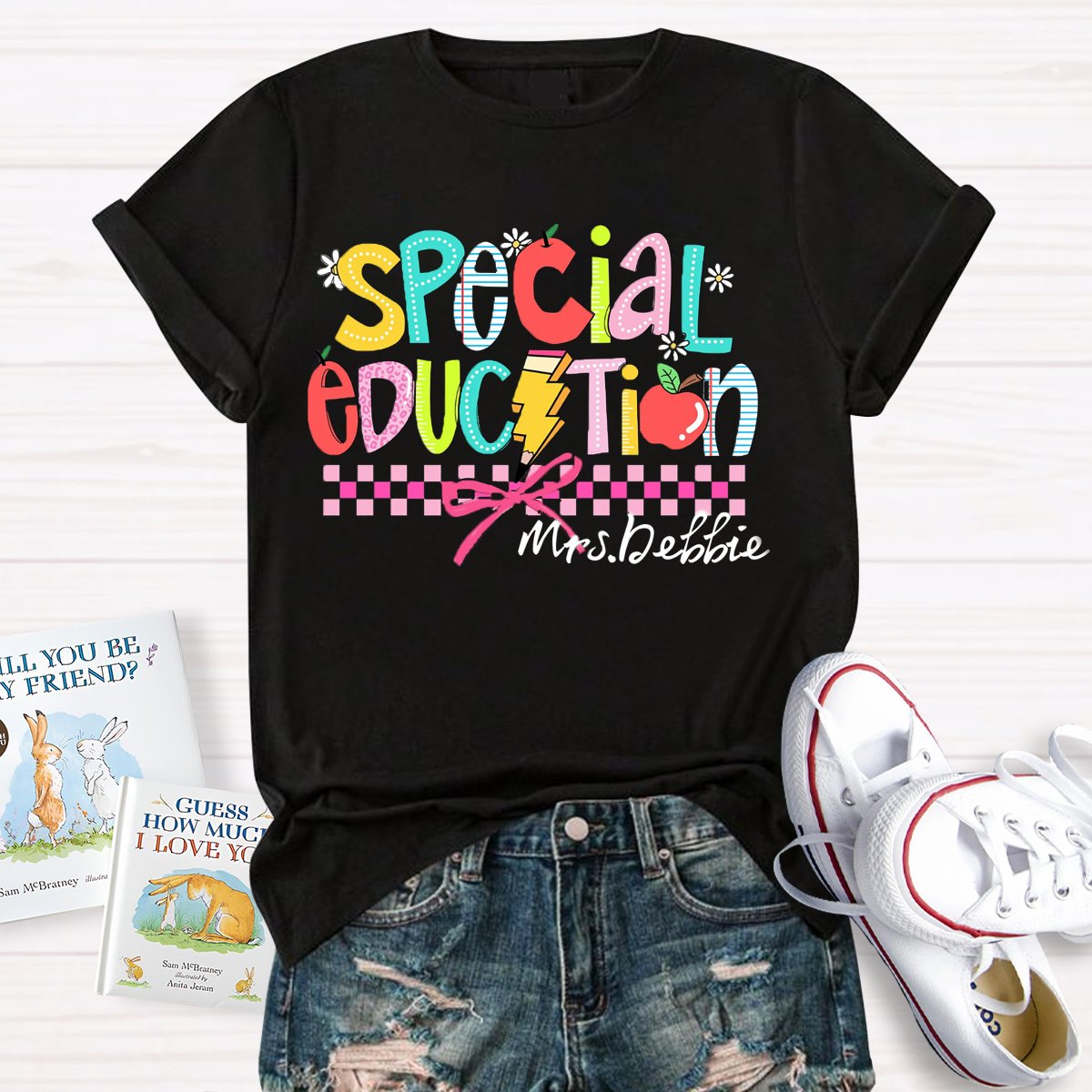 Personalized Name Special Education Teacher Shirt