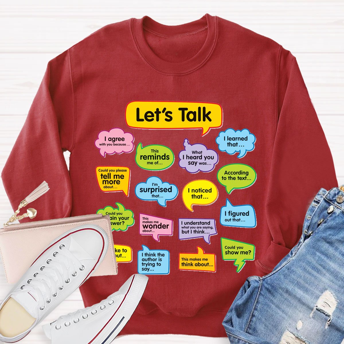 Let's Talk I'm Surprised Sweatshirt