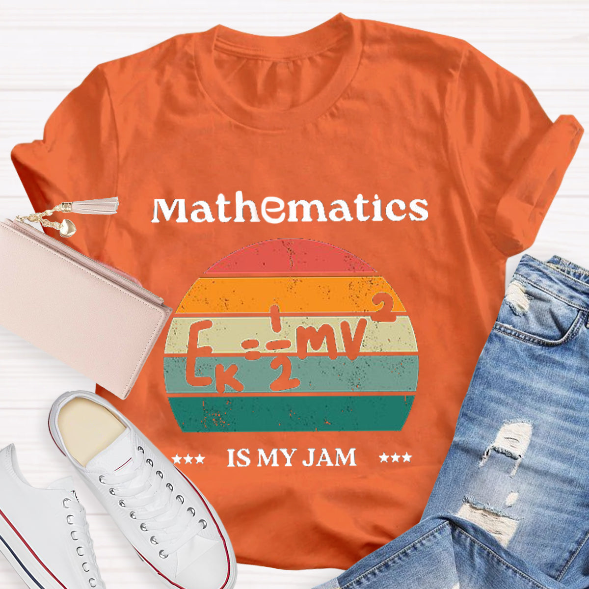 Mathematics Is My Jam Teacher T-Shirt