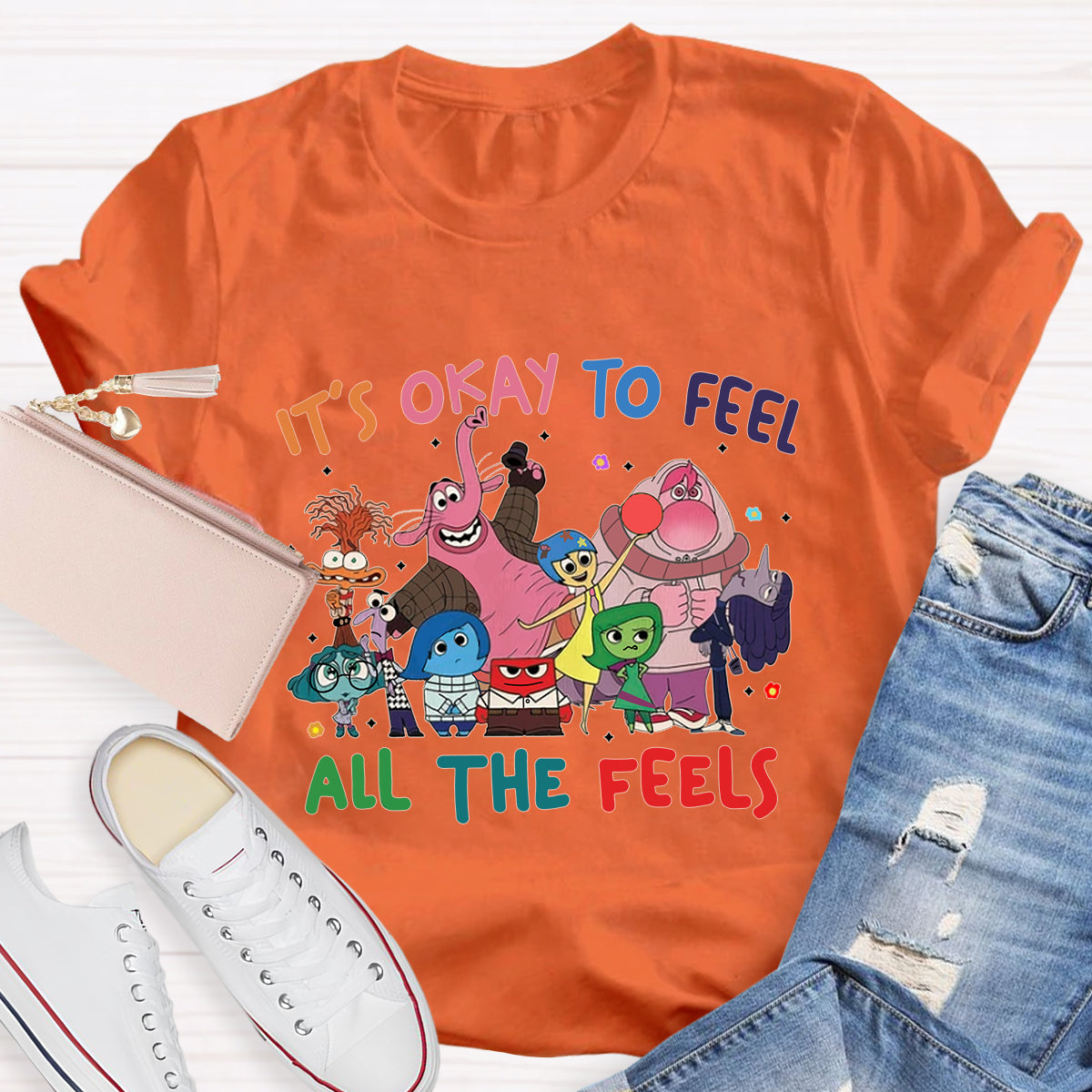 It's Okay To Feel All The Feels Special Education T-Shirt