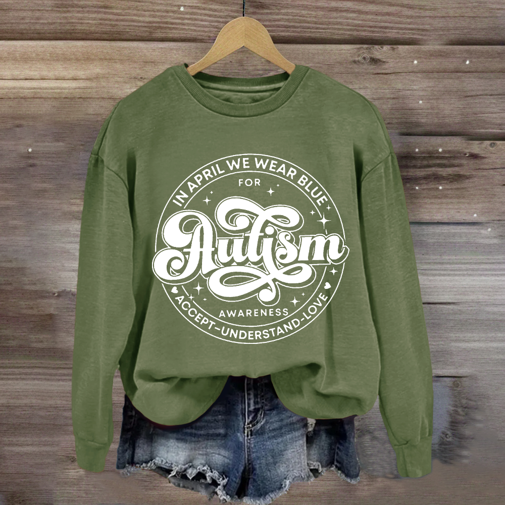 Autism Awareness Accept Understand Love Sweatshirt