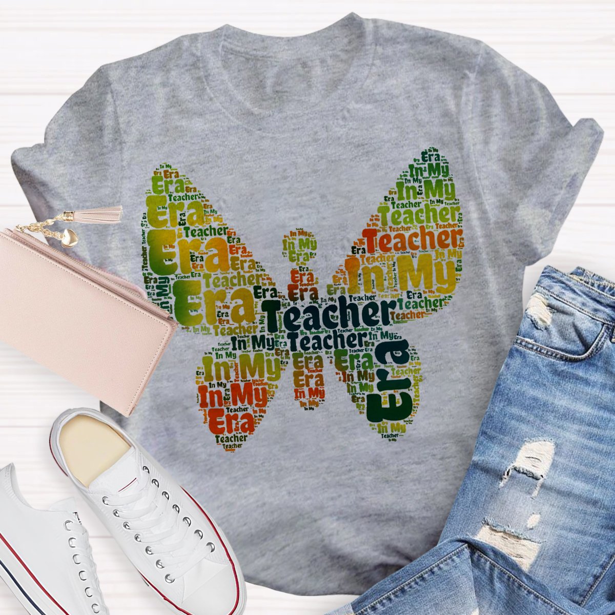 Butterfly Teacher Shirt