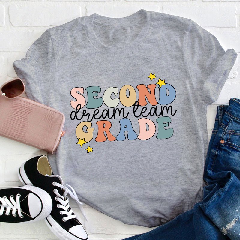 Personalized Grade Dream Team Teacher T-Shirt