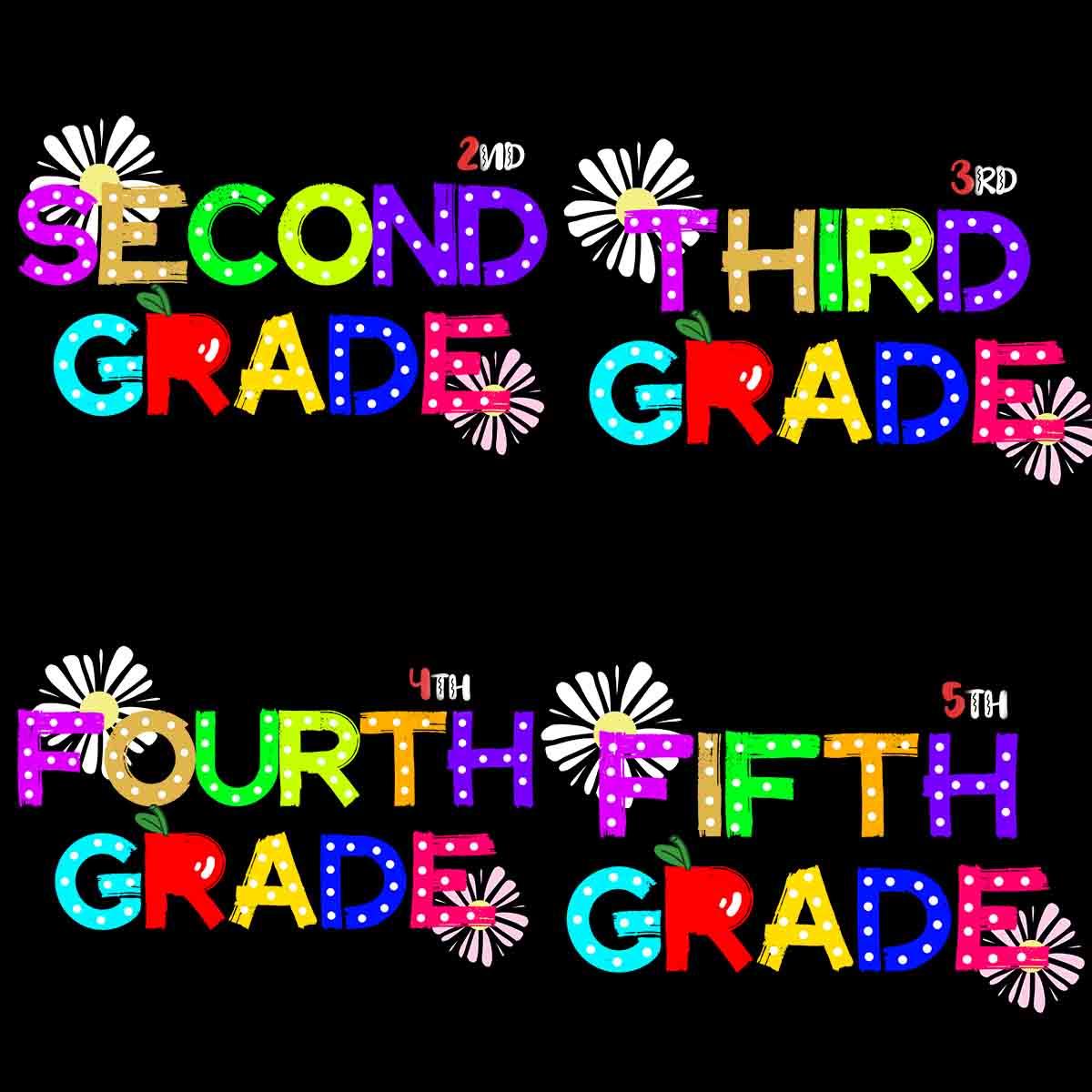 Personalized Grade First Grade Fireworks Print T-shirt
