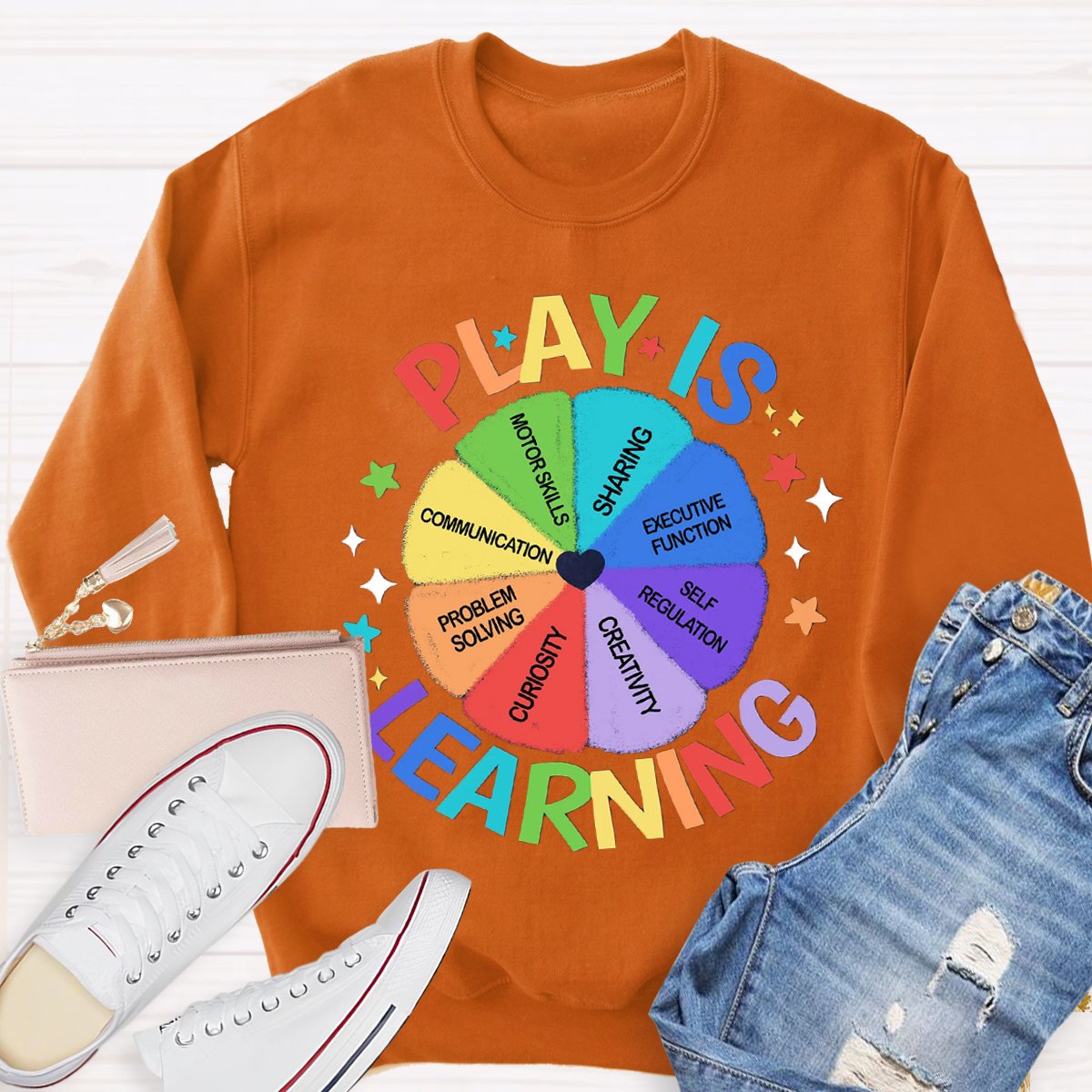 Play Is Learning Back To School Teacher Sweatshirt