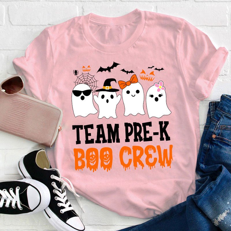 Personalized Team Boo Crew Teacher T-Shirt