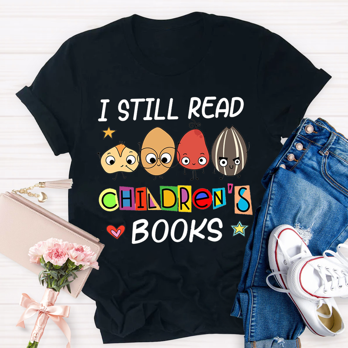 I Still Read Children's Books Teacher Life Premium T-Shirt