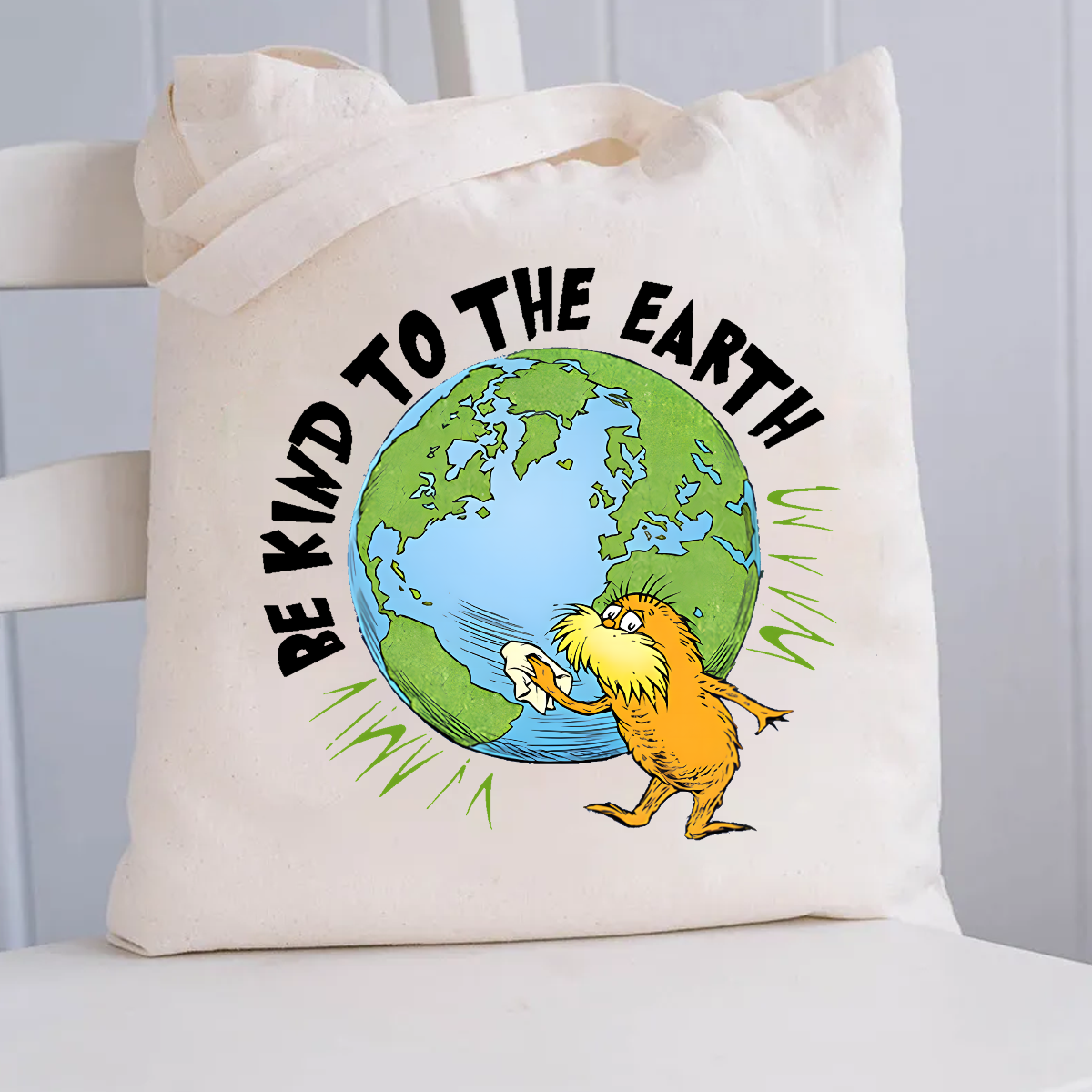 Be Kind To The Earth Canvas Tote Bag