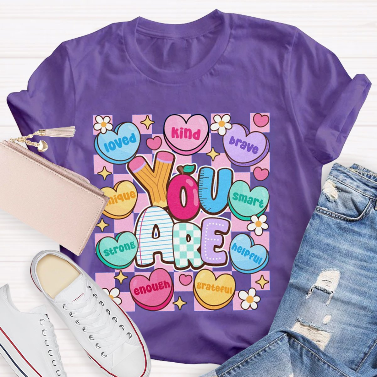 You Are Kind Unique Smart Kindergarten Teacher Shirt