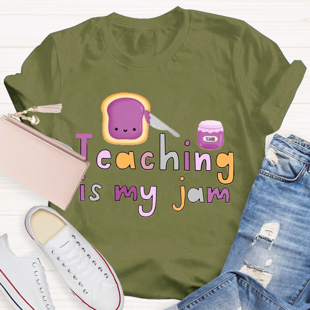 Teaching is my Jam Cute Teacher Shirt