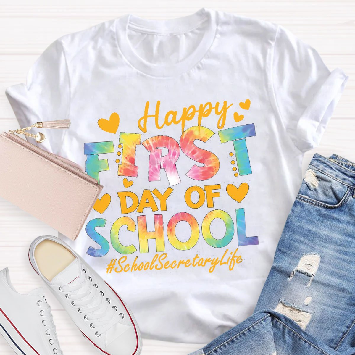 Personalized Your School Title Back To School T-Shirt