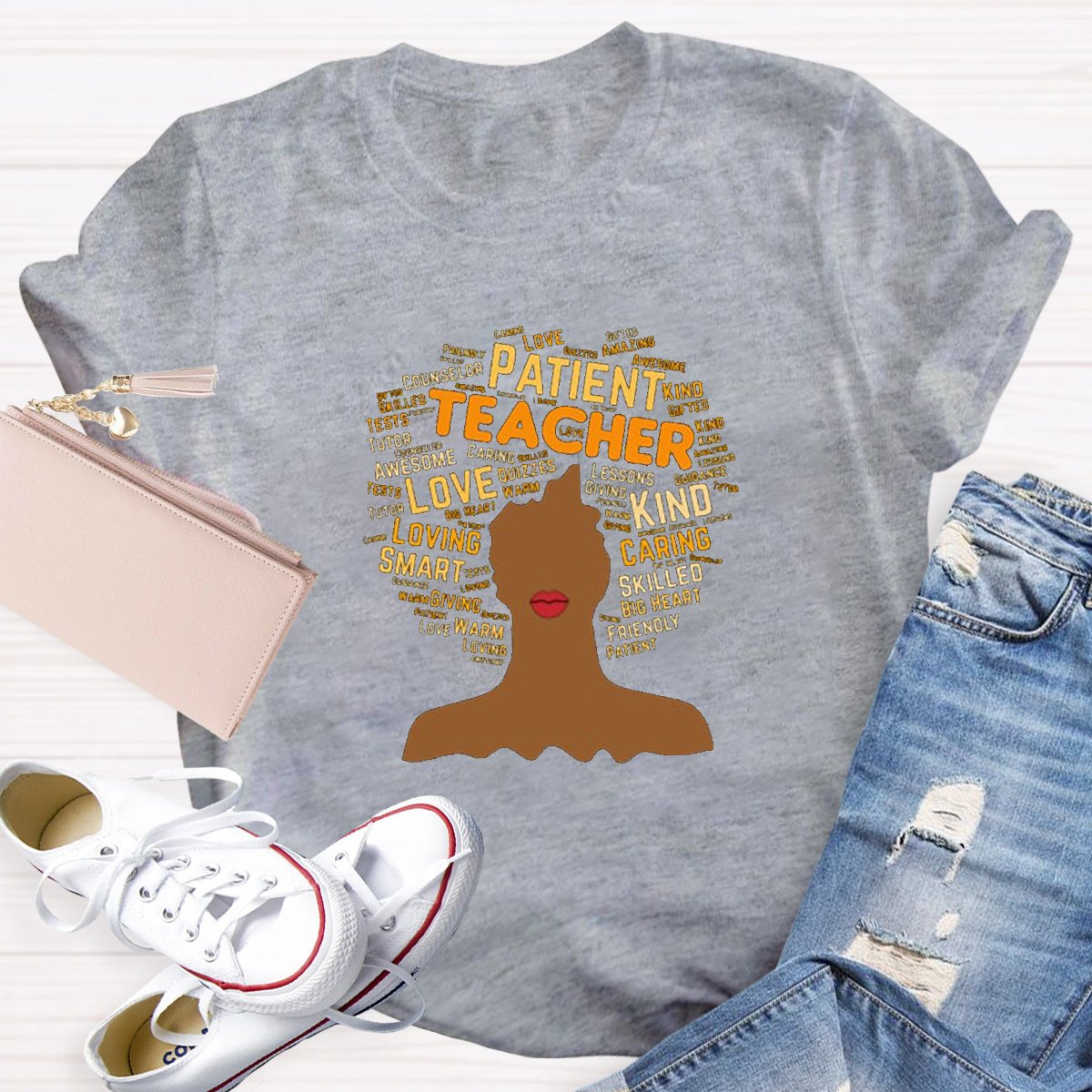 Patient Teacher Love Kind Caring Teacher Shirt