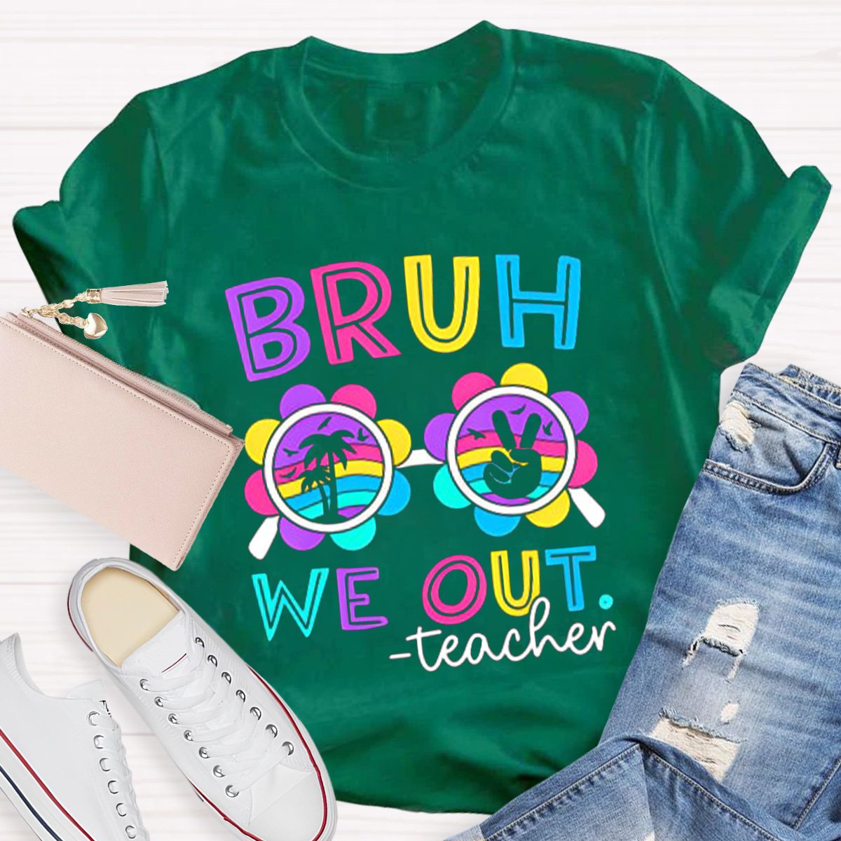 Bruh We Out Teacher Shirt