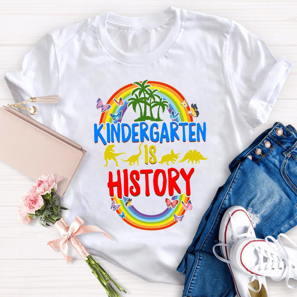 Kindergarten Is Histroy Teacher Shirt