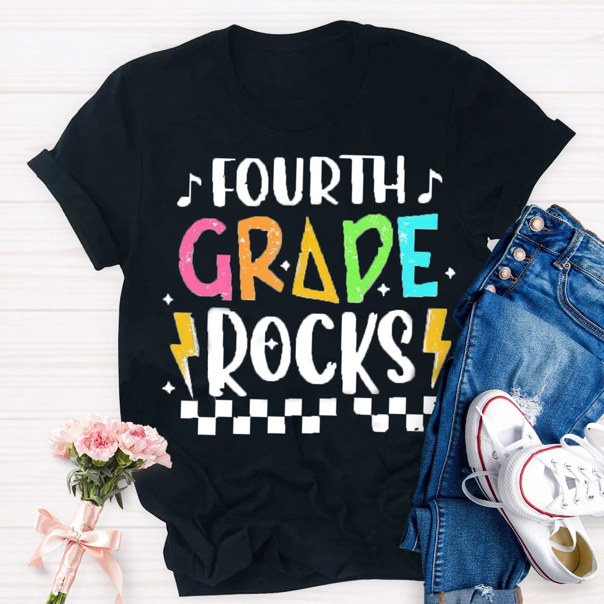 Personalized Grade Rocks Teachers Back To School Shirts