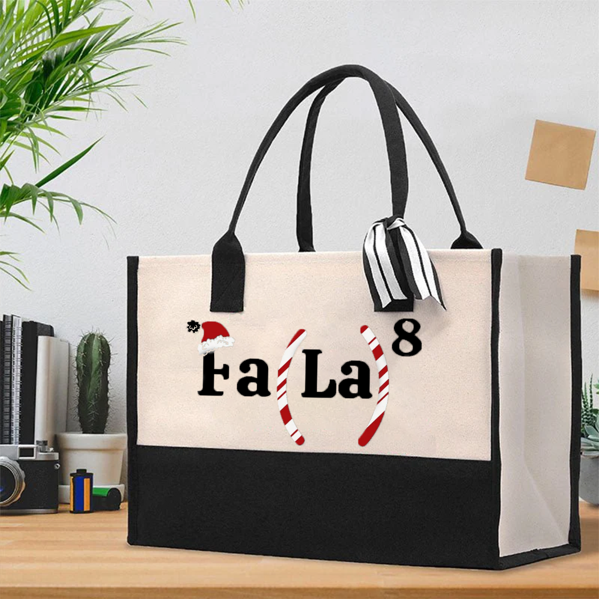 Fa La Math Teacher  Cotton Tote Bag