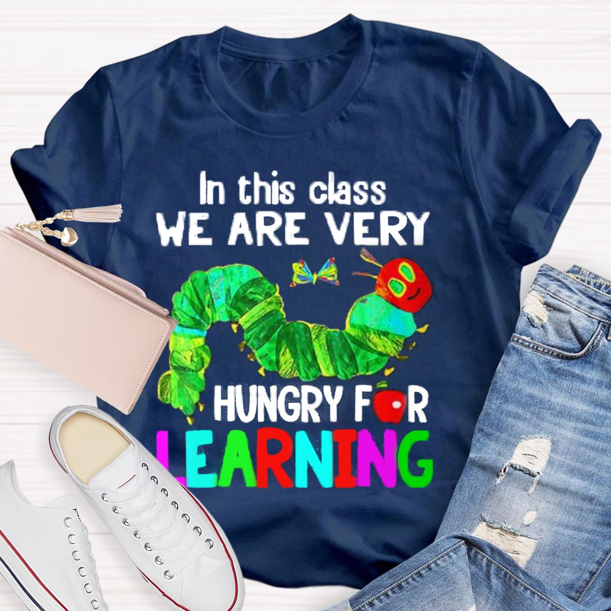 In This Class We Are Very Hungary For Learning Teachers  T-Shirt