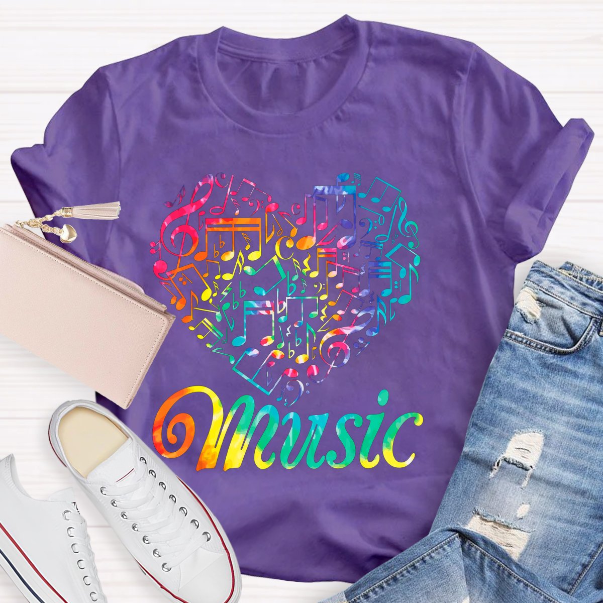 Music Heart Teacher T-Shirt