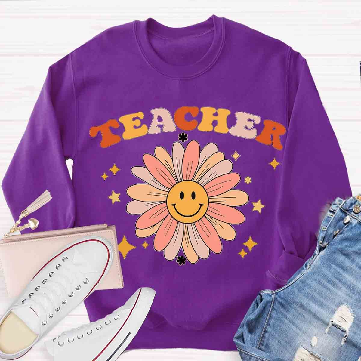 Sunflowers Teachers  Sweatshirt