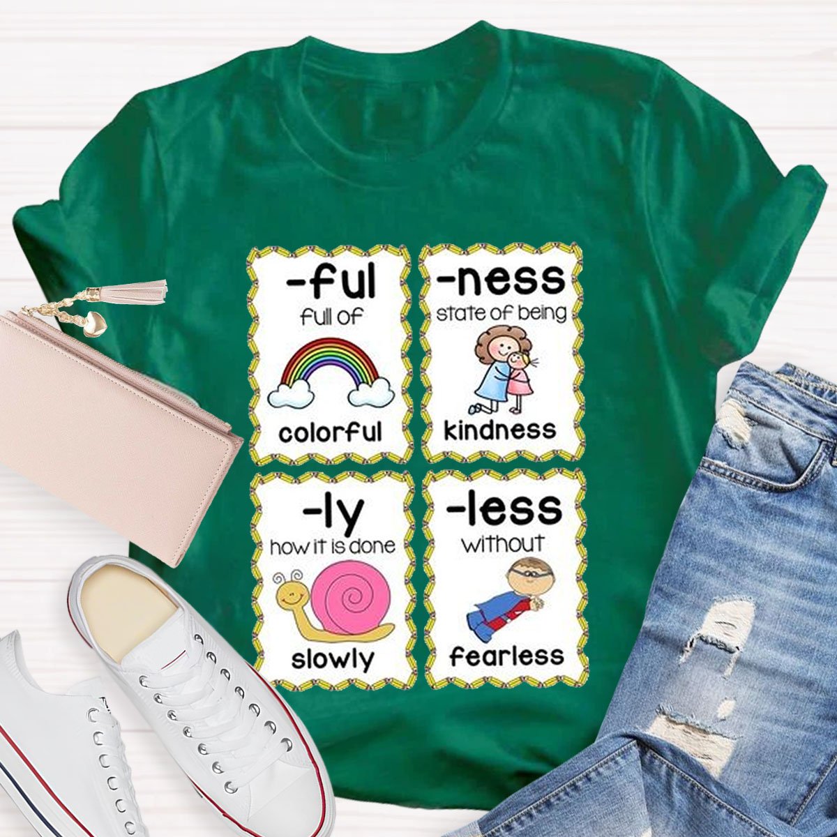 Prefixes and Suffixes Teaching Ideas for First Grade and Kindergarten T-Shirt