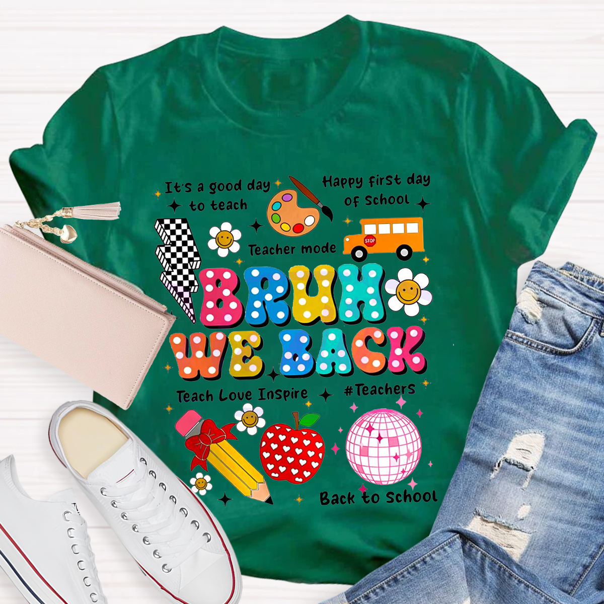 Bruh We Back To School T-Shirt