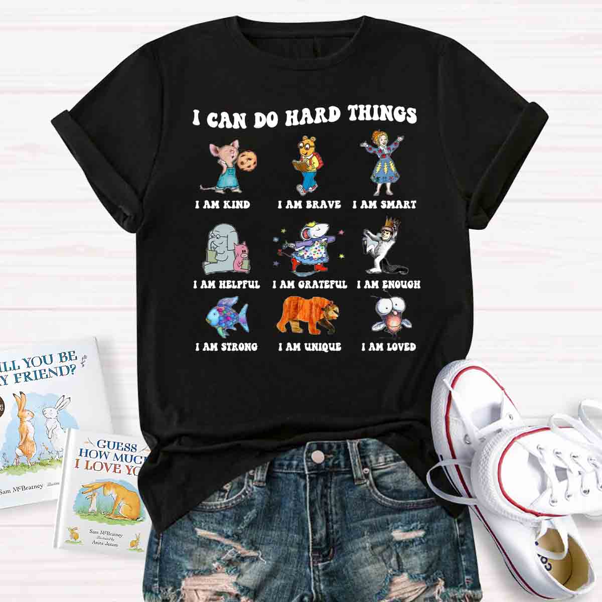 I Can Do Hard Things Teacher T-Shirt