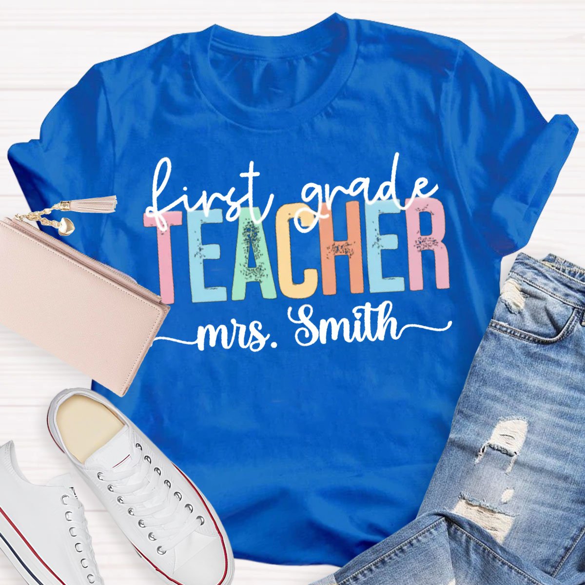 Personalized Your Grade And Name T-Shirt