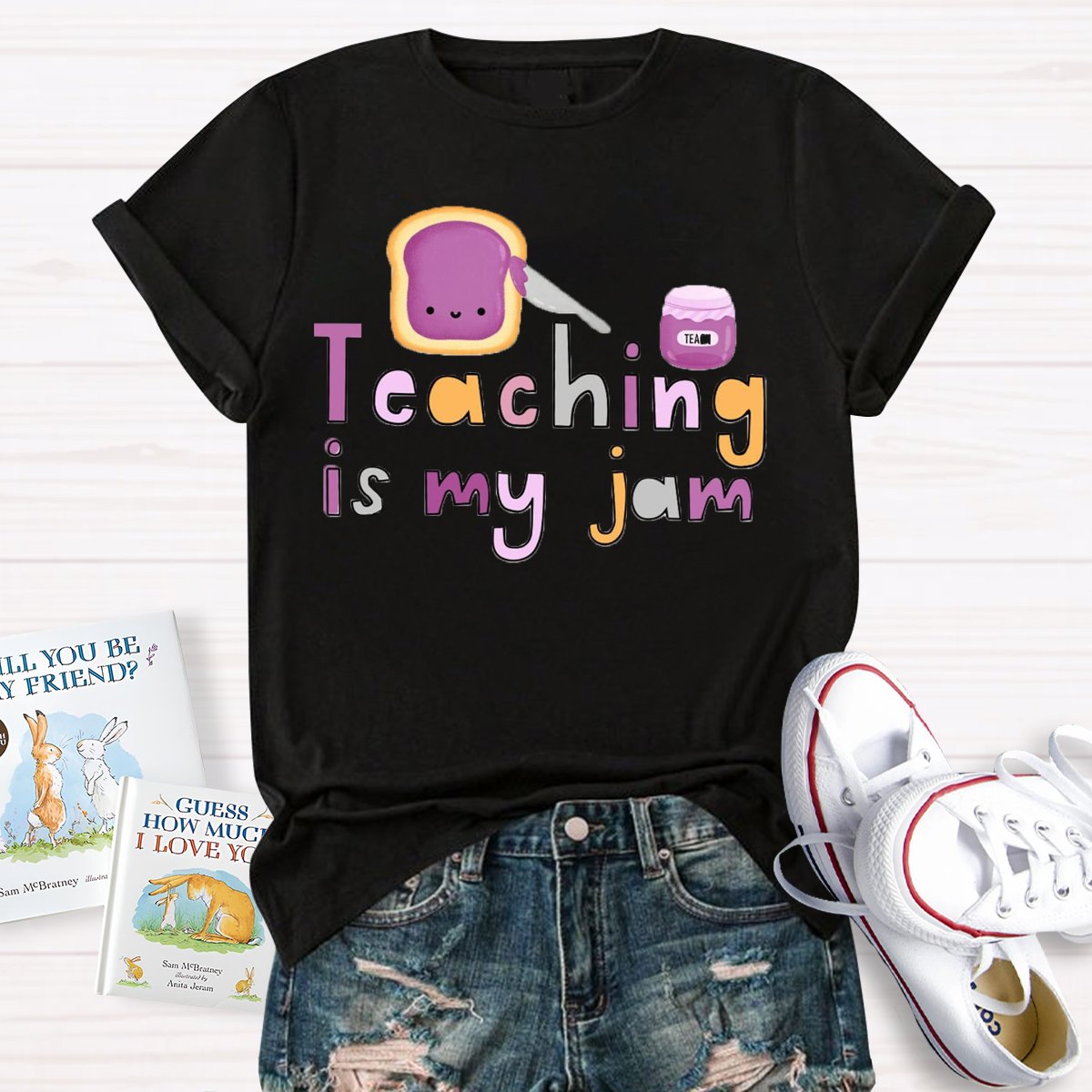 Teaching is my Jam Cute Teacher Shirt