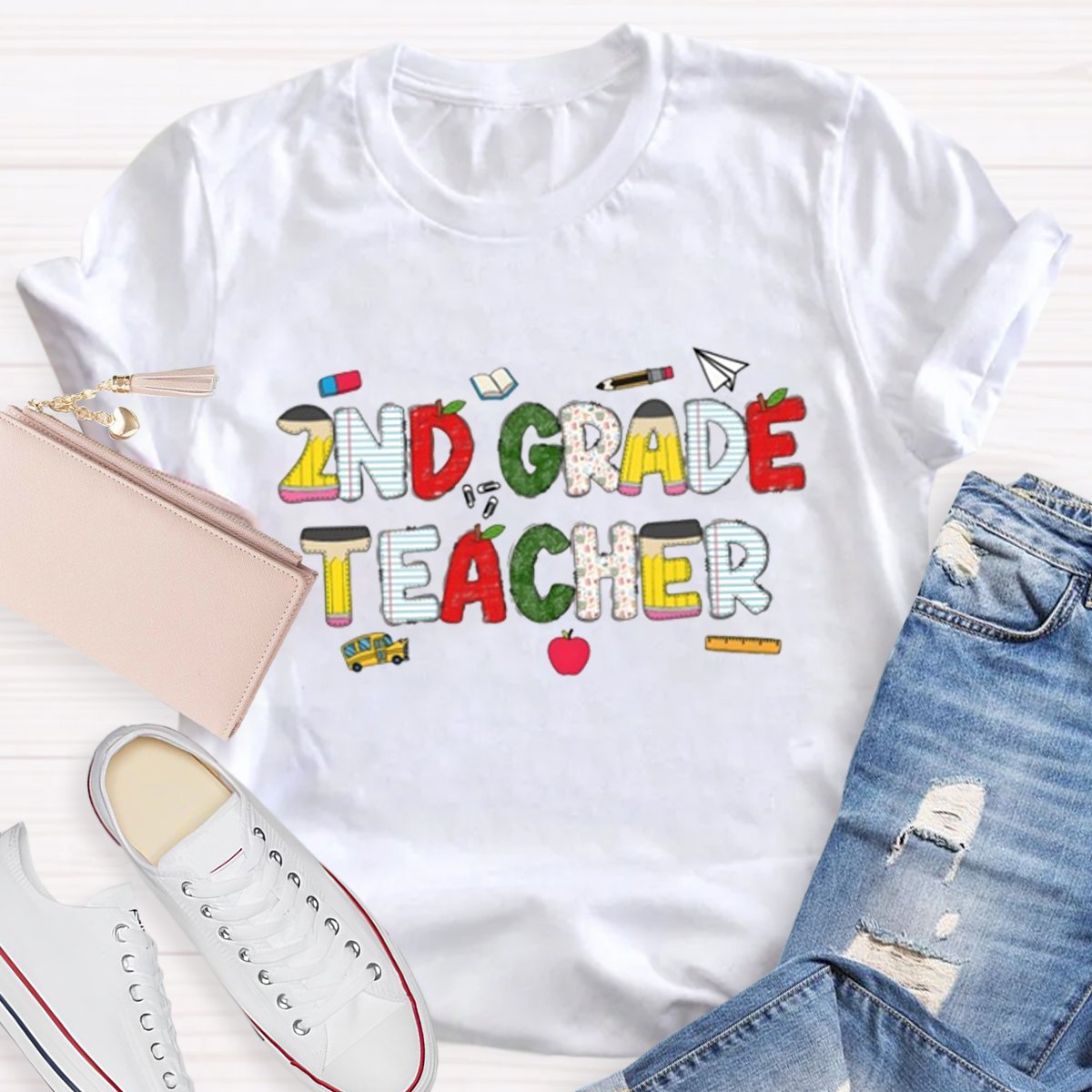 Personalized Grade Teacher Shirt