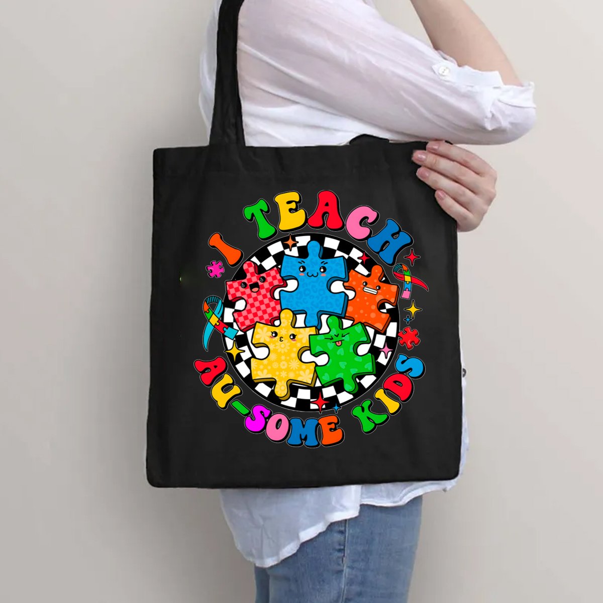 I Teach Au-some Kids Tote Bag