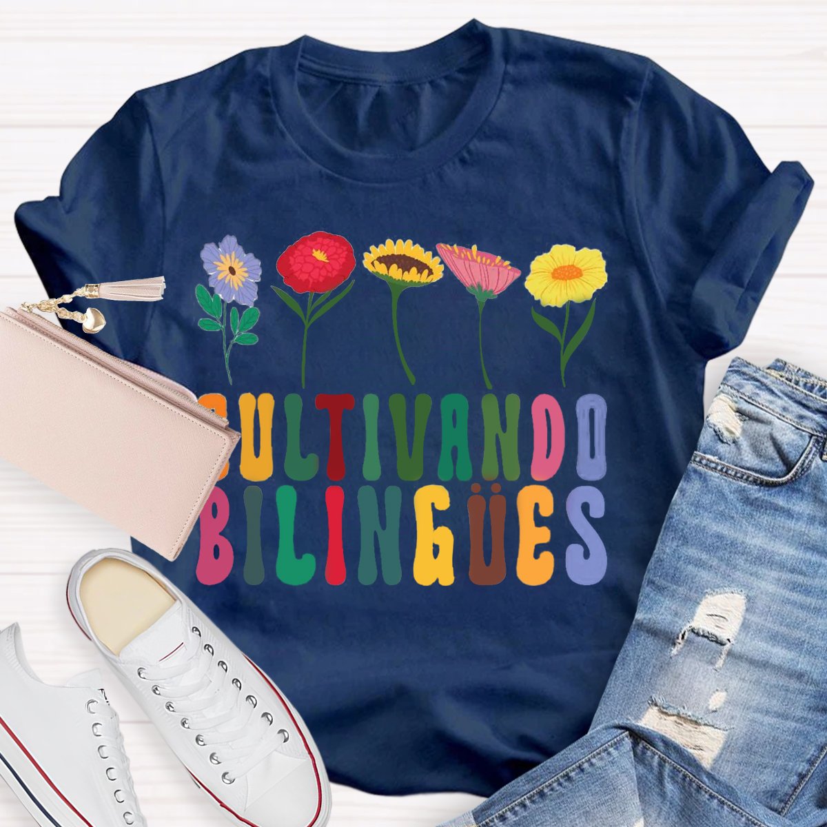 Cultivando Bilingües Bilingual Teacher Shirt