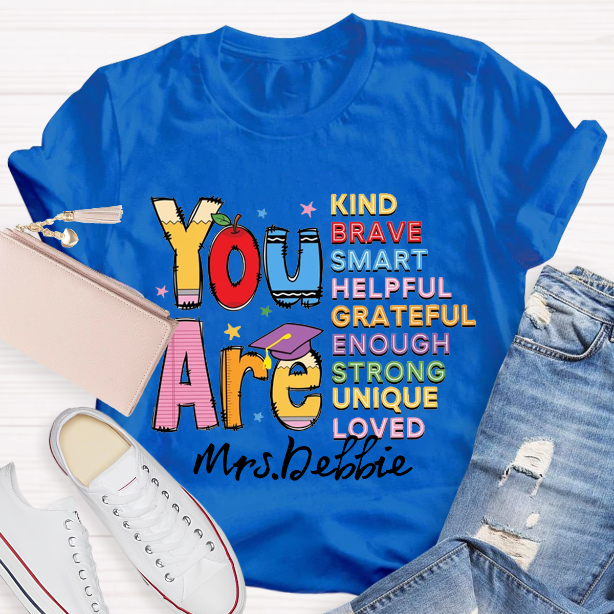 Personalized Name You Are  Brave Casual T-Shirt