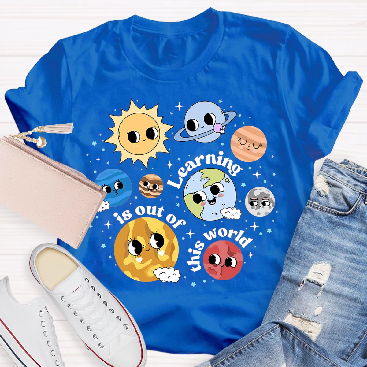 Learning Is Out Of This World Science Teacher Shirt