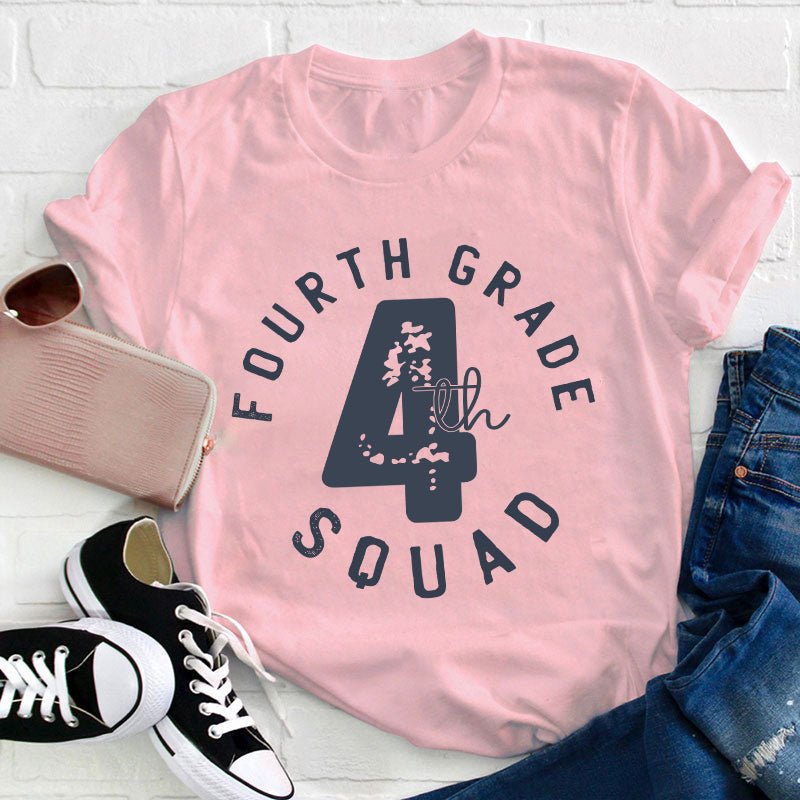 Personalized Grade Squad Teacher T-Shirt