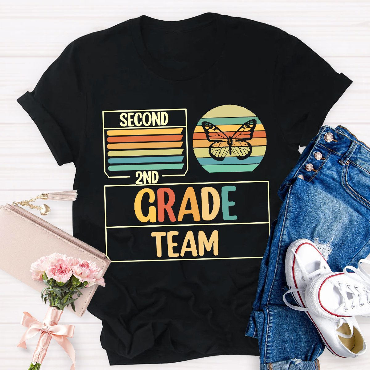 Second 2nd Grade Team Teacher Shirt