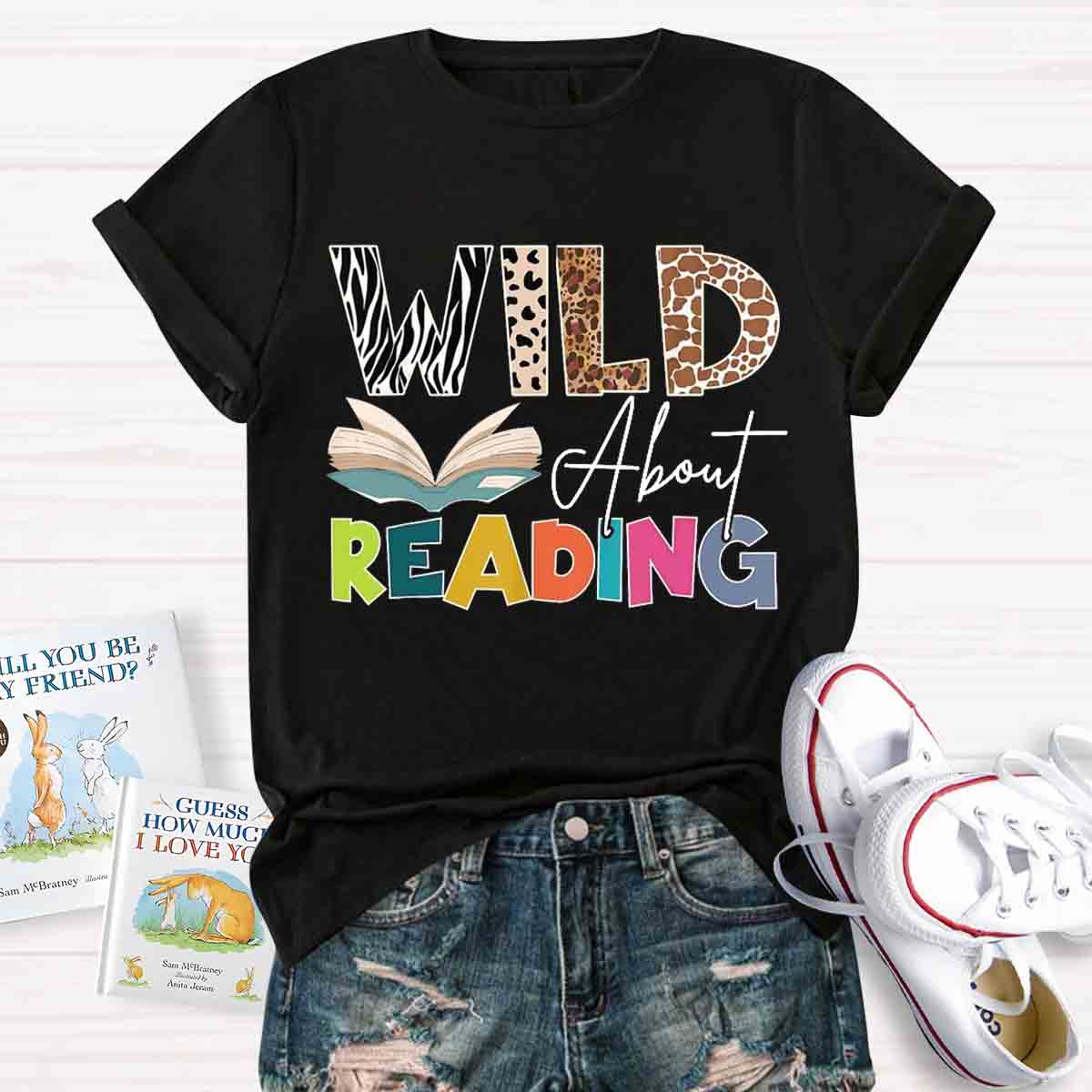 Wild About Reading T-shirt