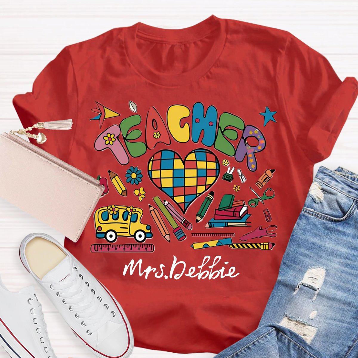 Personalized Name Teaching Aids T-Shirt