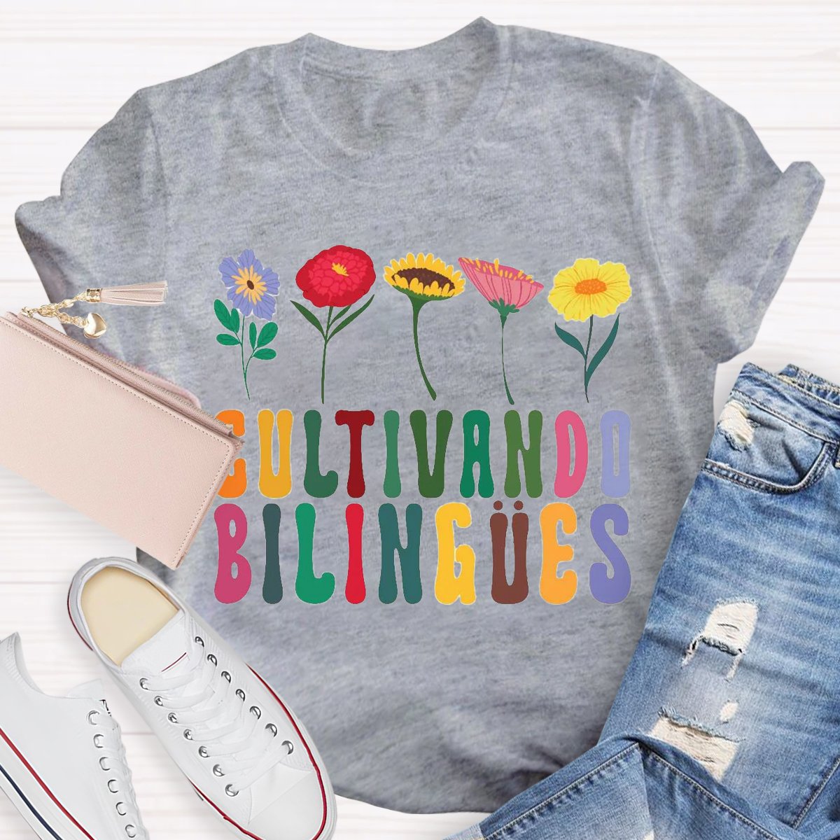 Cultivando Bilingües Bilingual Teacher Shirt