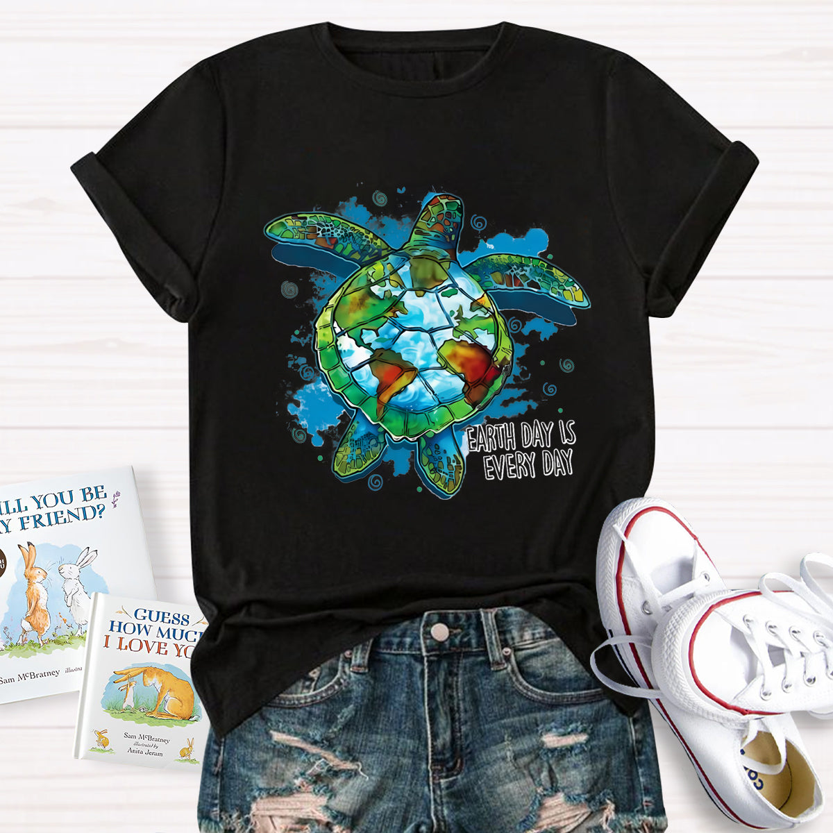 Earth Day Is Every Day Save Turtle T-Shirt