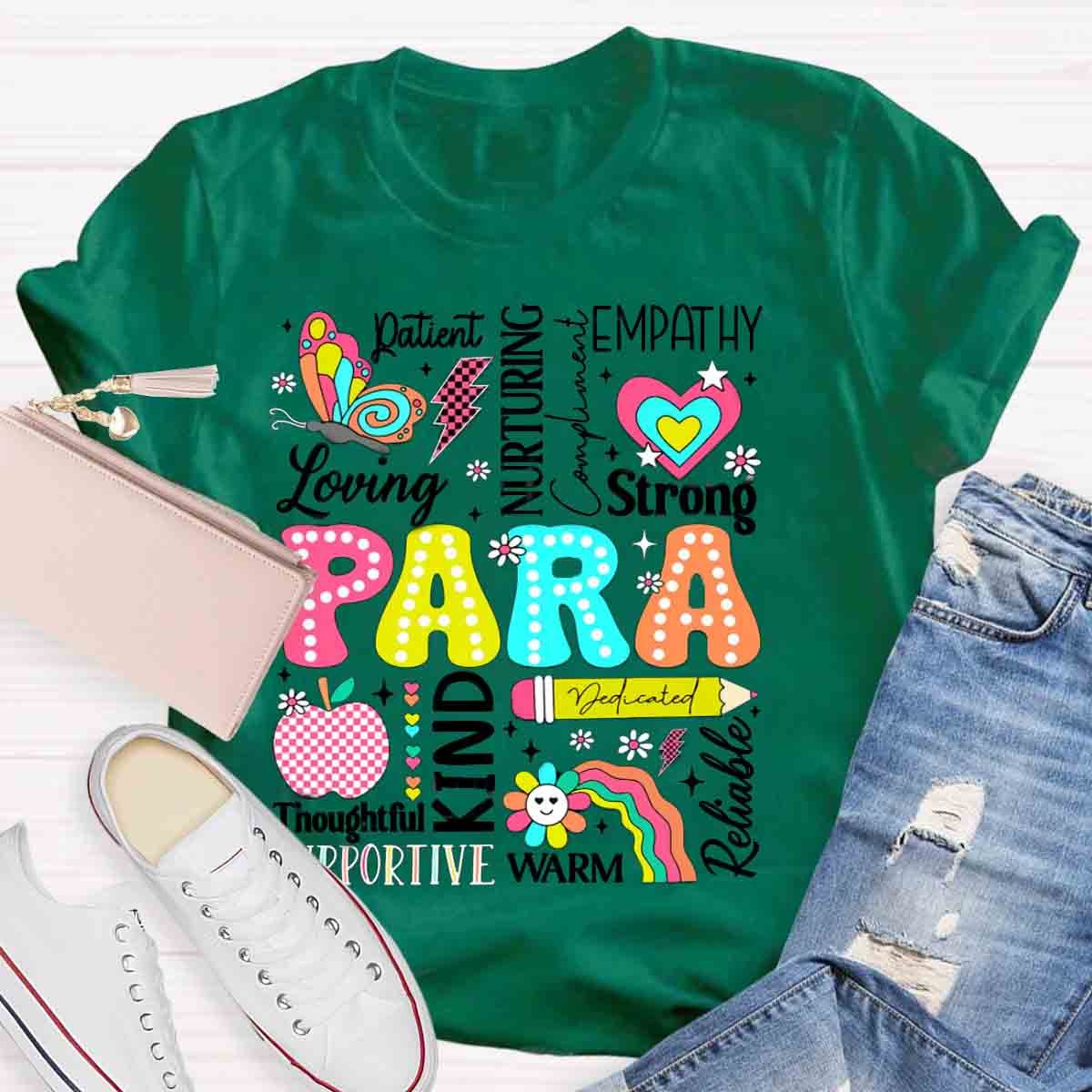 Paraprofessional Paraeducator First Day Back To School T-Shirt