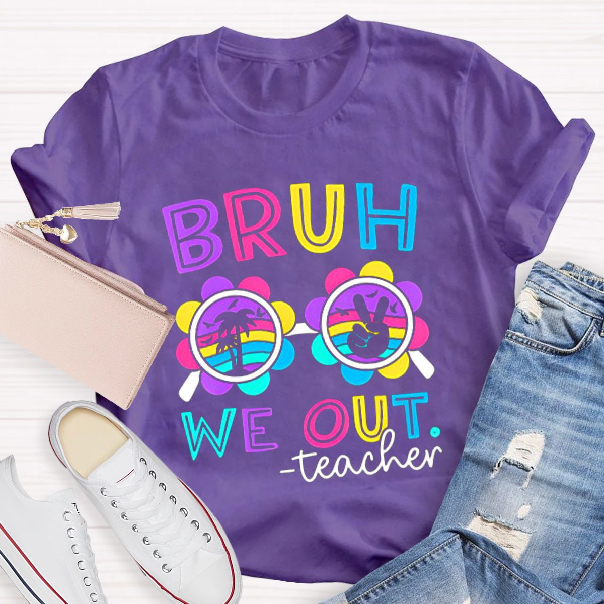 Bruh We Out Teacher Shirt