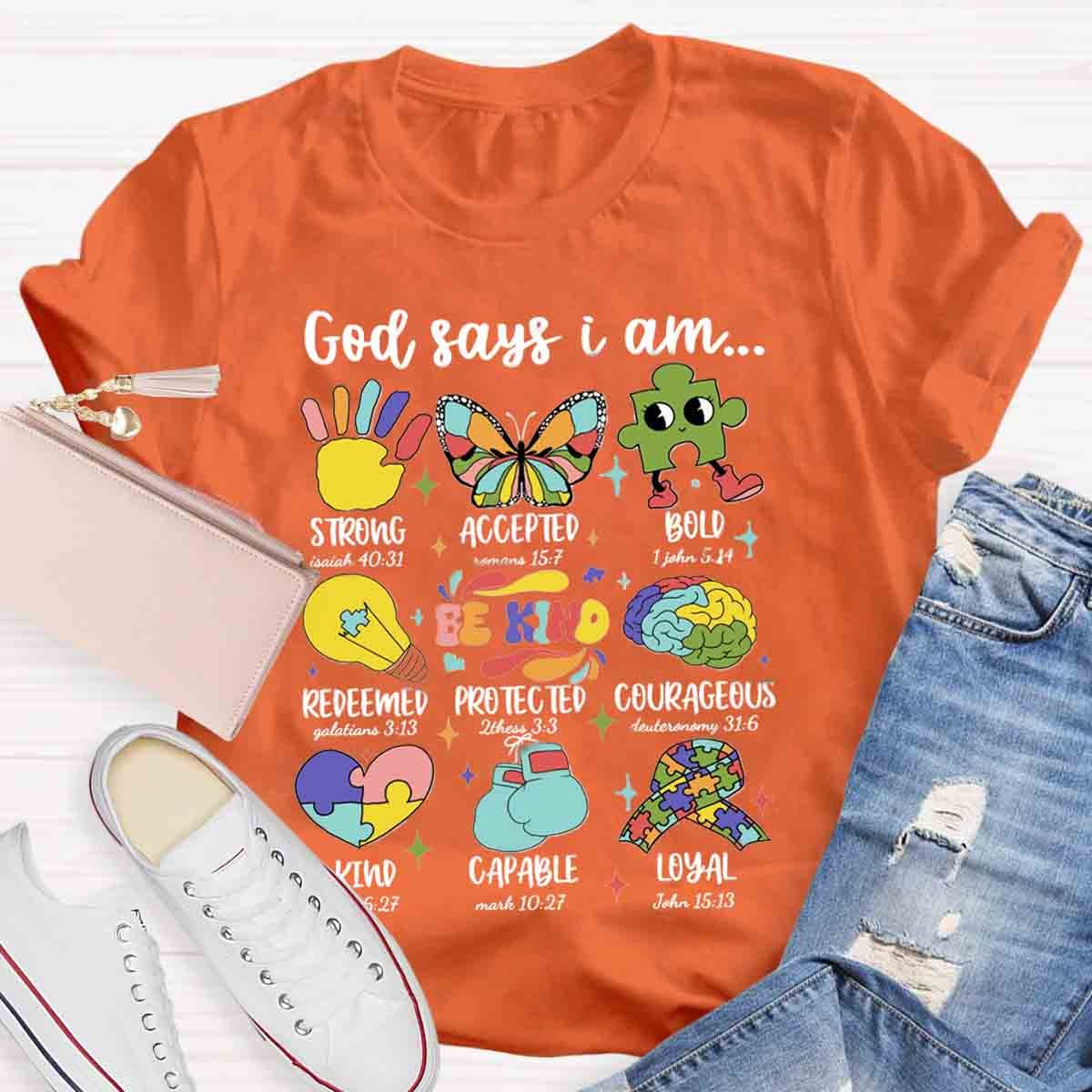 God Says I am a Teacher Shirt