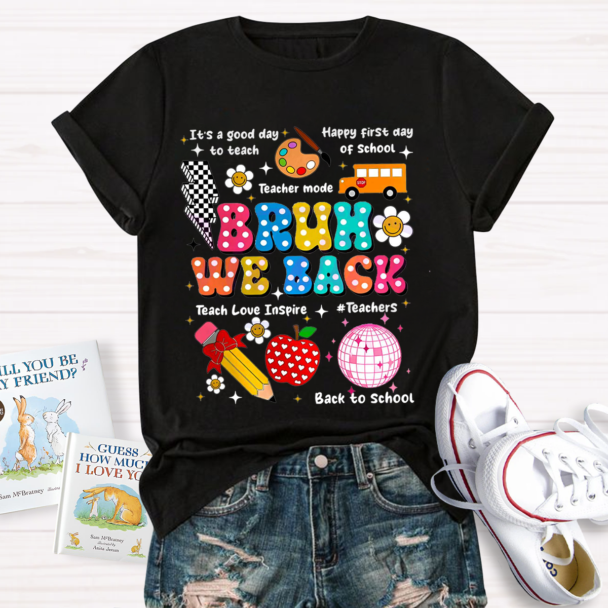 Bruh We Back To School T-Shirt